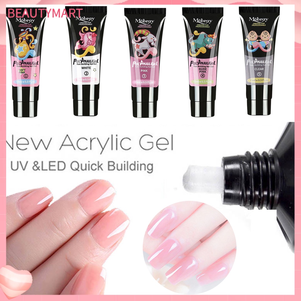 1 Bộ Keo Nối Dài Móng Tay 15ml An Toàn Nhanh Khô