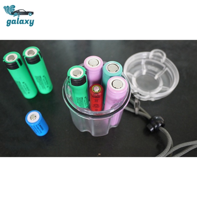 Galaxy Hộp Đựng Pin Gọn Nhẹ Chống Rơi Tiện Dụng Mang Theo Du Lịch Cắm Trại