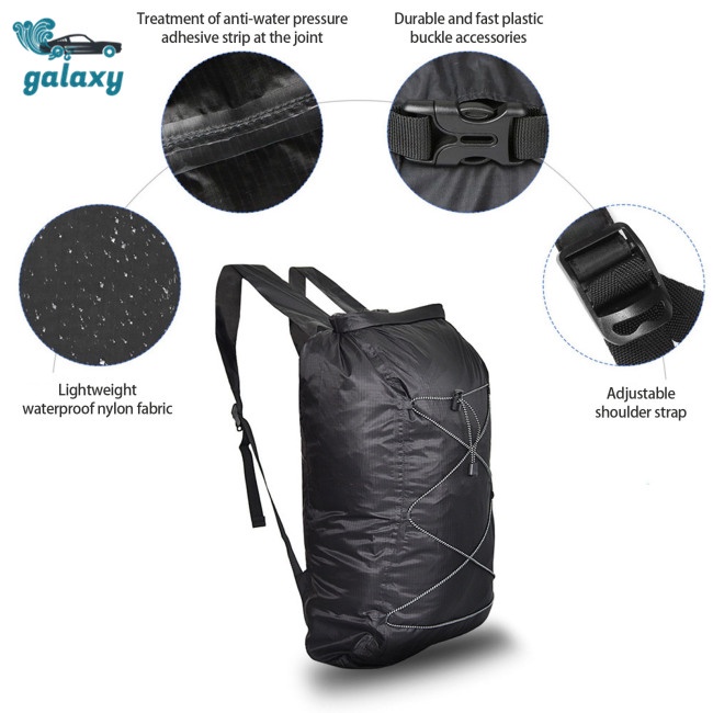 Galaxy Ba Lô Du Lịch / Cắm Trại / Câu Cá / Leo Núi Dung Tích 23l Chống Thấm Nước