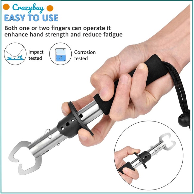 Cr Bộ Kìm Kẹp Gỡ Lưỡi Câu Cá Đa Năng Kèm Dây Chuyên Dụng