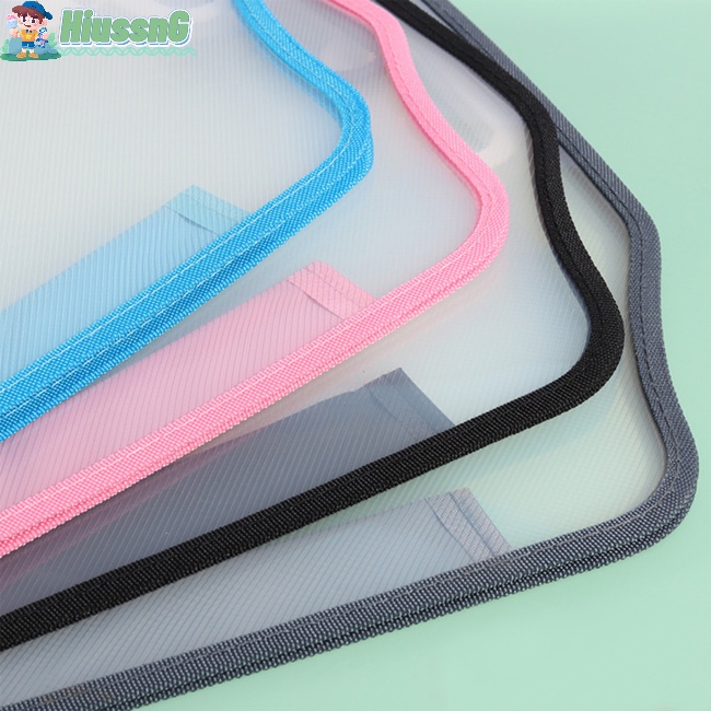 Bộ 2 Túi Đựng Tài Liệu Dày Khổ A3 Trong Suốt 3d Sức Chứa Lớn Tiện Dụng