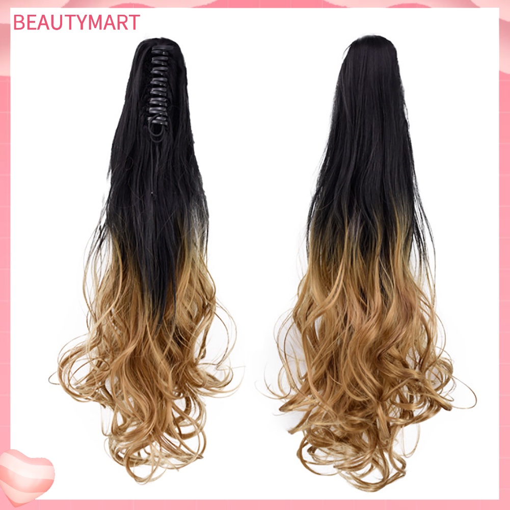 Bộ Tóc Giả Dài Xoăn Bằng Sợi Tổng Hợp Cách Nhiệt Dành Cho Nữ