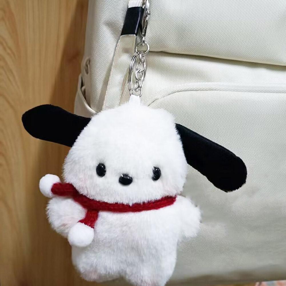 Móc Khóa Hình Chú Chó Sanrio Pacha Nhồi Bông Dễ Thương J4I2