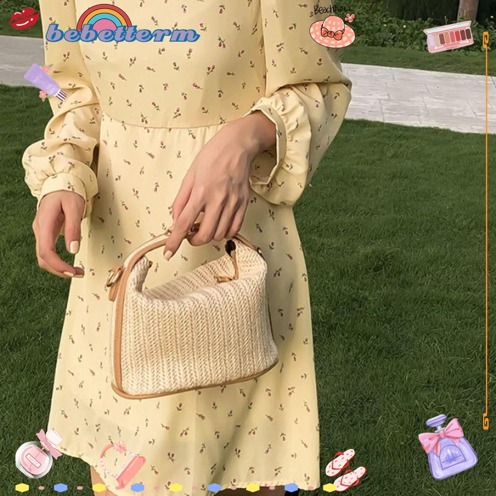 Túi Xách Đan Rơm Thời Trang Mùa Hè Cho Nữ