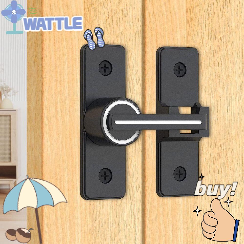 WTTLE Bộ Chốt Khóa Cửa Ra Vào 180 Độ Màu Dạ Quang Tiện Dụng Cho Nhà Tắm / Sân Vườn