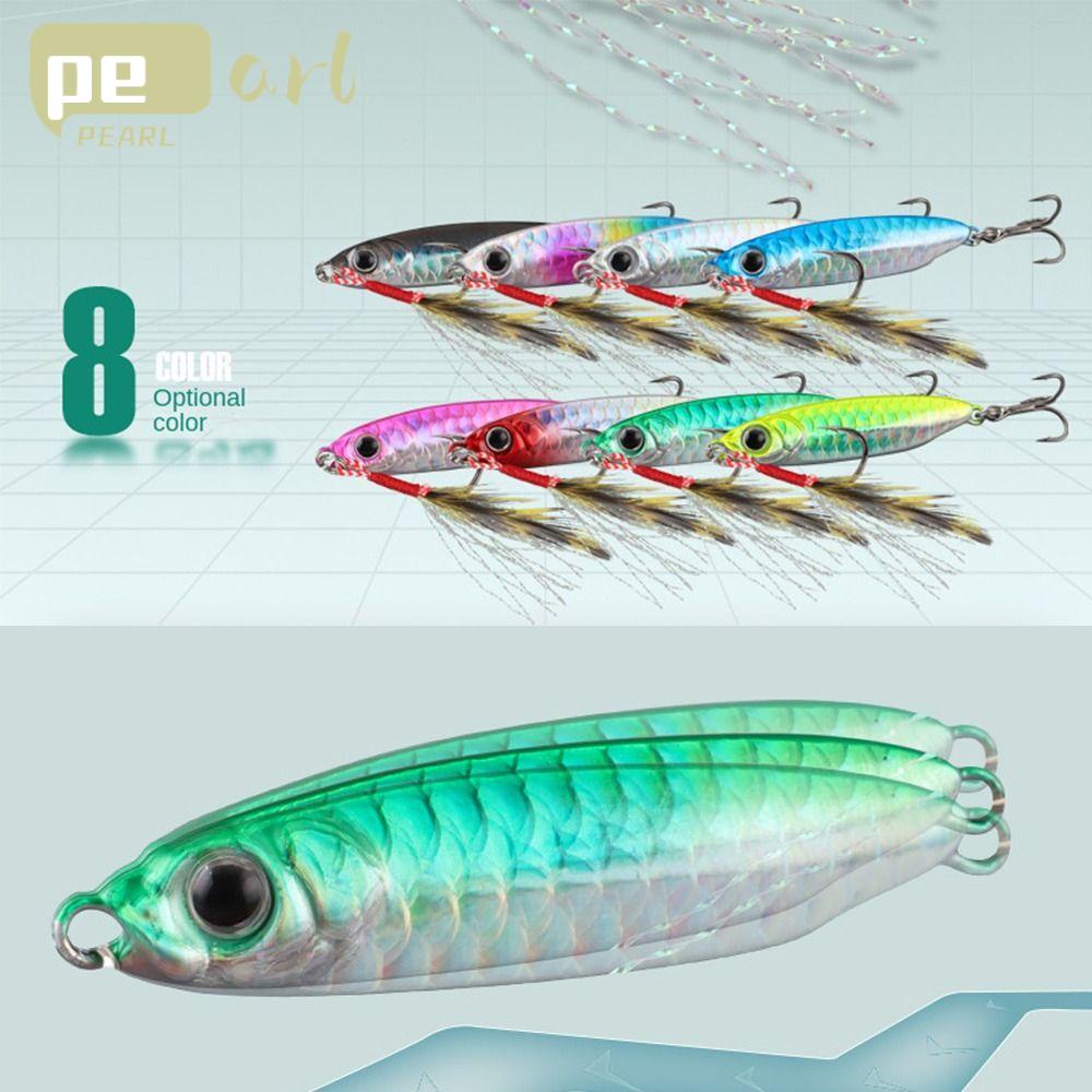 PEARLVN Hộp 5 Mồi Giả Câu Cá Bằng Kim Loại 7 / 10 / 15 / 20 / 25 / 30G