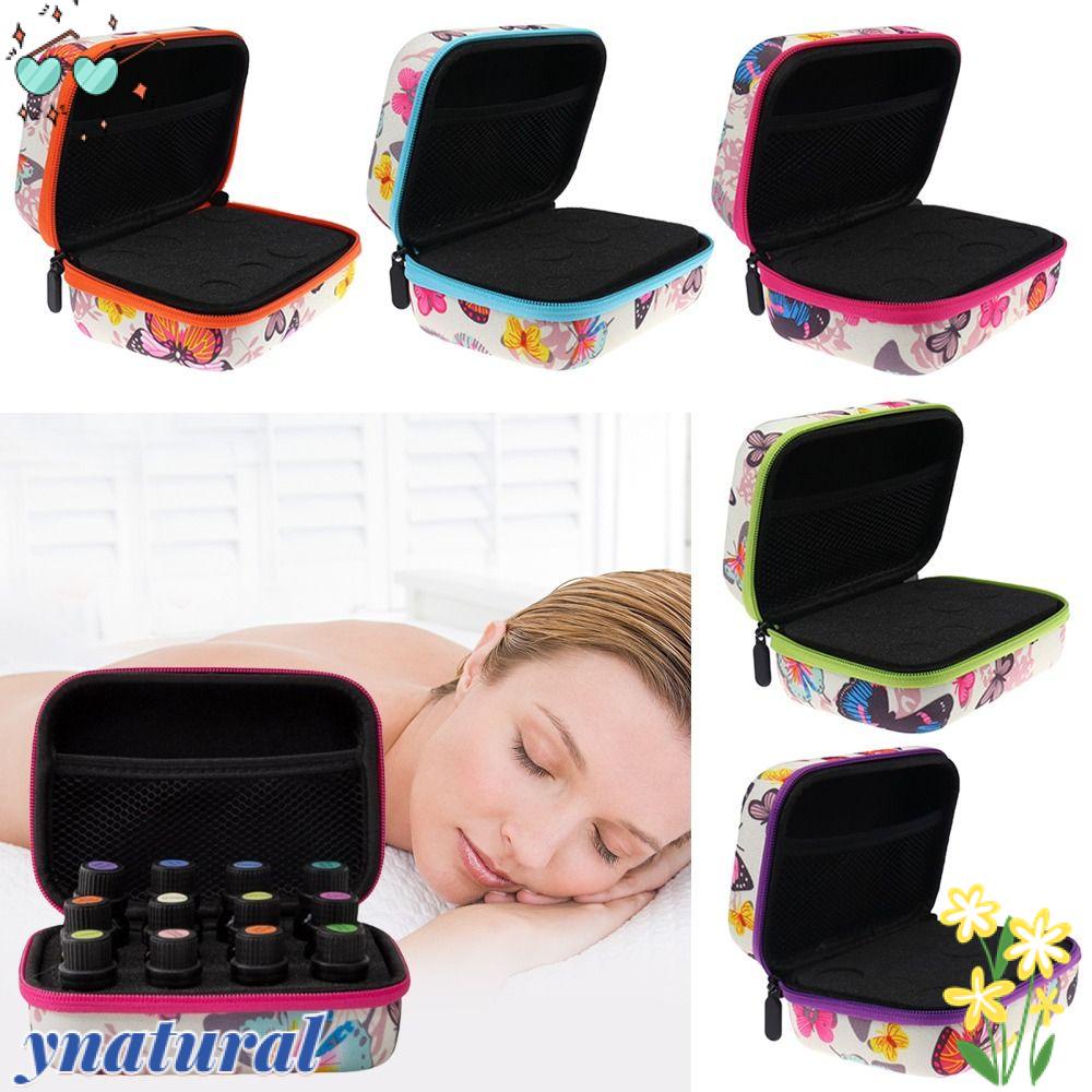 YNATURAL Hộp Cứng 15 Ngăn Đựng Chai Tinh Dầu / Nước Hoa Tiện Dụng Mang Theo Du Lịch