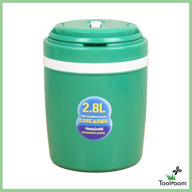 [Toolroom] Xô Đựng Đồ Uống 2L Màu Xanh Dương Cách Nhiệt Chống Rò Rỉ Dùng Khi Đi Du Lịch Mùa