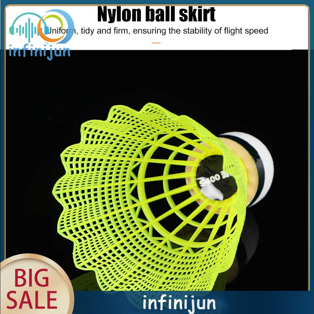 Set 6 Quả Cầu Lông Bằng Nylon Chất Lượng