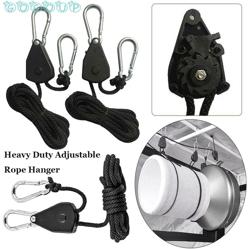 GOGOUP Set 1 / 2 / 4 Ròng Rọc 1 / 8 Inch Có Thể Điều Chỉnh Tiện Dụng