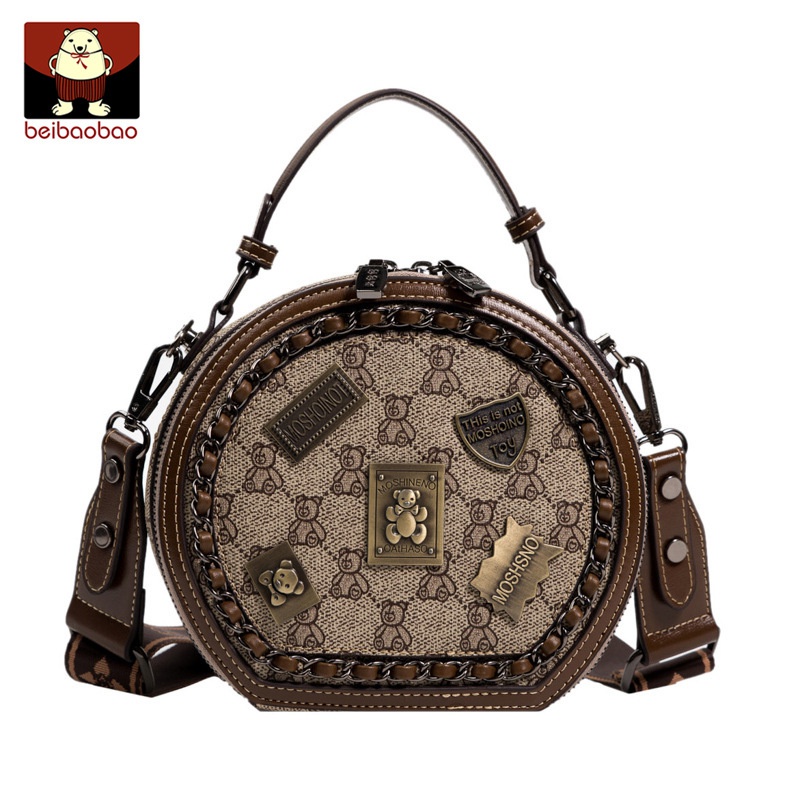 Túi Xách Đeo Vai Hình Tròn Nhỏ Thời Trang Cho Nữ