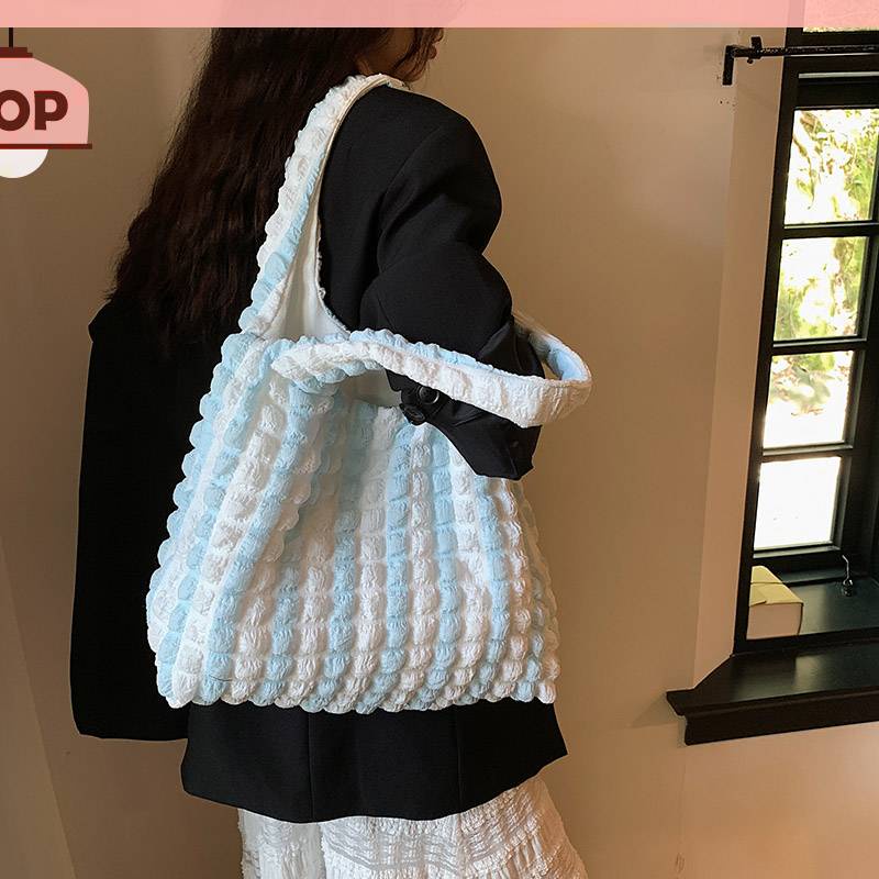 Túi Xách Kẹp Nách Xếp Ly Sành Điệu Hợp Thời Trang Cho Nữ