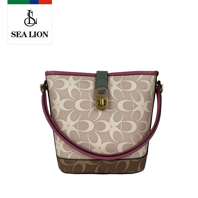 Túi Xách Đeo Vai Nhiều Ngăn Màu Tương Phản Thời Trang Mới Cho Nữ