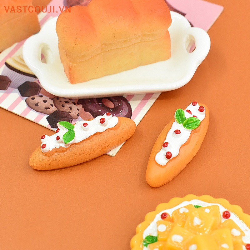 Mô Hình Bánh Mì VASTJI Cỡ Lớn Bằng Nhựa Độc Đáo Trang Trí Nhà Búp Bê DIY