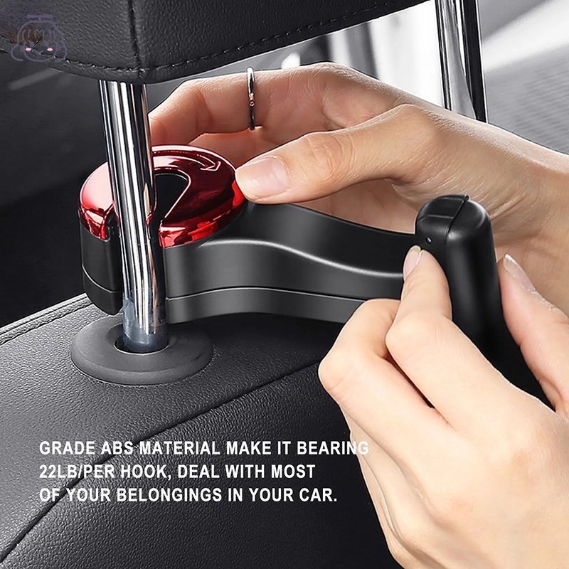 Giá Đỡ Điện Thoại 2 Trong 1 Gắn Sau Ghế Xe Hơi Tiện Lợi