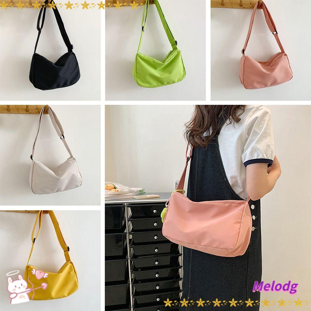 Túi Đeo Vai / Kẹp Nách Chất Liệu Canvas Sức Chứa Lớn Cho Nữ