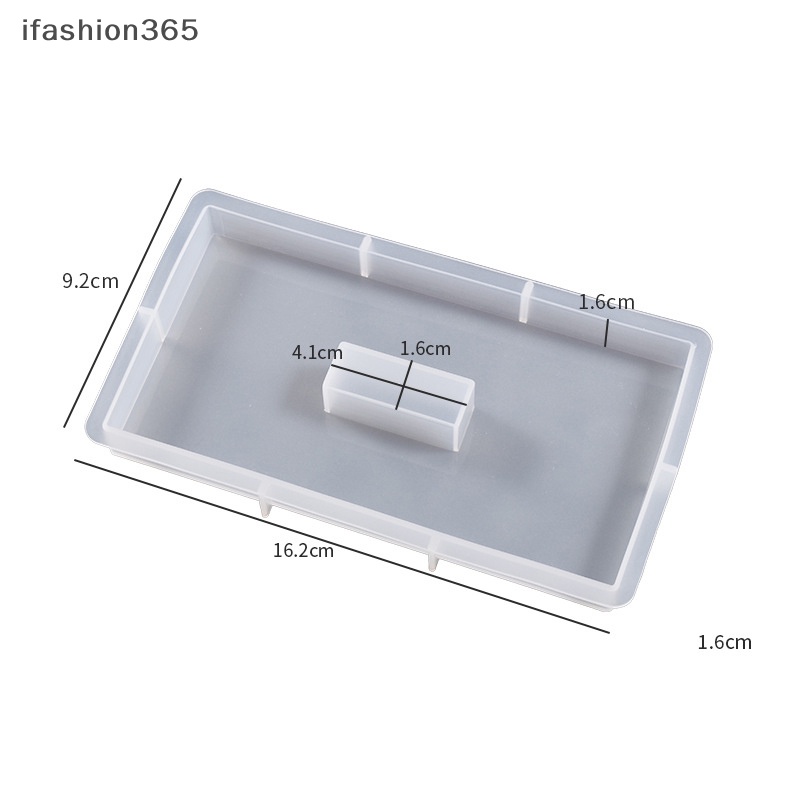 Khuôn Silicon Làm Khung Ảnh Hình Trái Tim Đôi Trang Trí Thủ Công DIY Thời Trang ifashion365