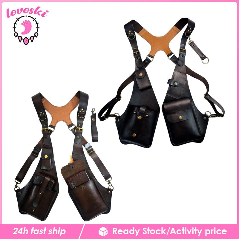 Túi Đeo Vai [Lovoski] Ví Đeo Dưới Cánh Tay Phong Cách Steampunk Cho Xe Đạp / Mô Tô