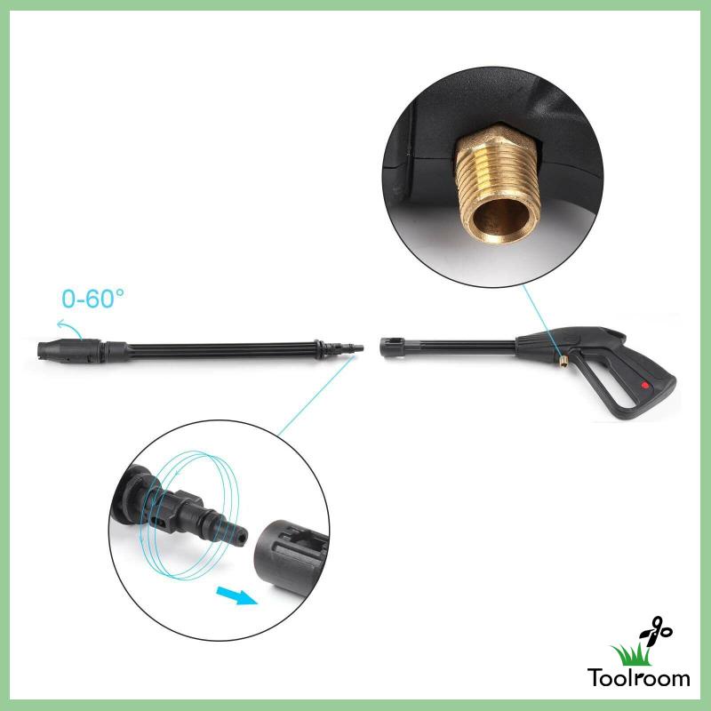 Vòi Phun Nước Áp Suất Cao Dài 5m Tiện Dụng Rửa Xe Hơi / Bể Bơi