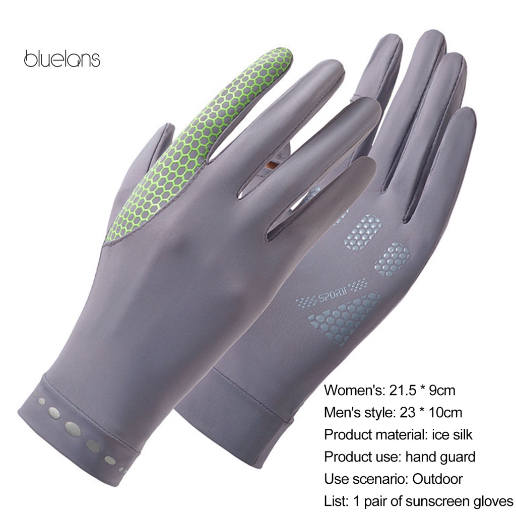 1 Đôi Găng Tay Chống Nắng Mềm Mại Thoáng Khí Thoải Mái Có Thể Mở Tay Bảo Vệ Mùa Hè Cho Nữ