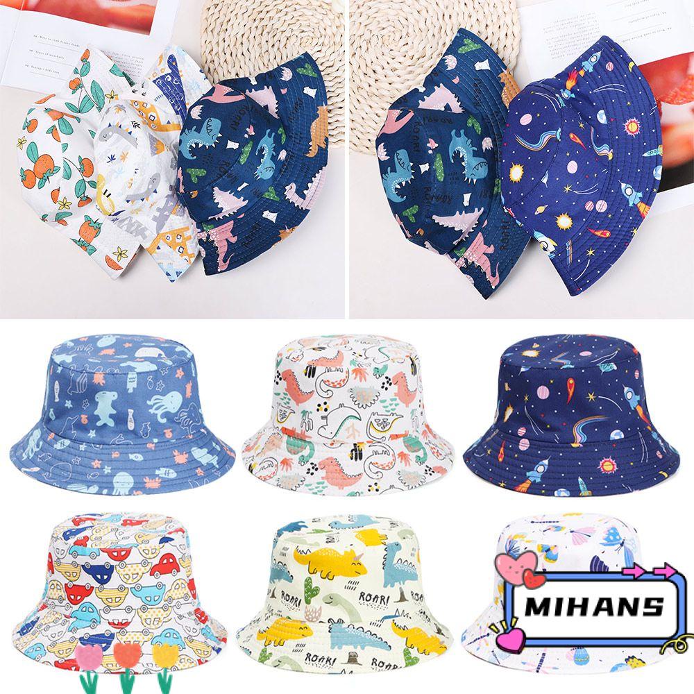 MIH Mũ Tai Bèo Chống Nắng In Họa Tiết Trái Cây / Động Vật Hoạt Hình Dễ Thương Cho Bé Trai Và Gái