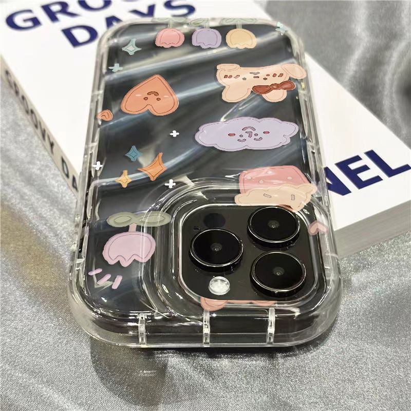 Ốp Điện Thoại Dẻo Trong Suốt Họa Tiết Hoạt Hình Chú Thỏ Dễ Thương Cho iPhone14promax / Apple 8 xrplus / 117 F0KN 1312