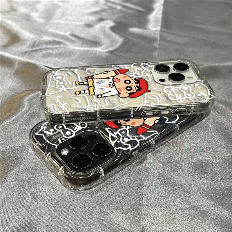 Ốp Điện Thoại Mềm Trong Suốt In Hình Shin-Chan Dễ Thương Cho Apple / 1312sins 11 / xr / 8 Iphone 14 Pro Max 7 Plus CE4X