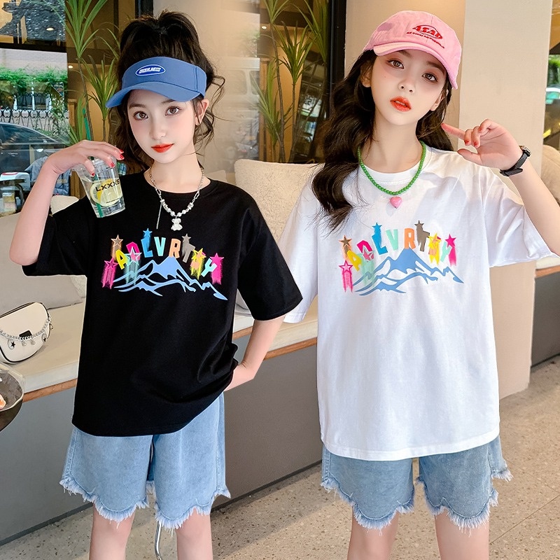 Yidanl Mới Áo Thun Tay Ngắn 100% Cotton Cho Bé Từ 2-14 Tuổi