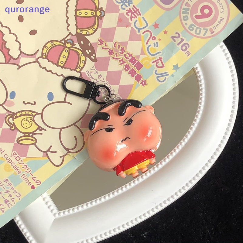 Qurorange Crayon Shin-Chan Nohara Himawari Boochan Cute Cartoon Keychain Kawaii Toy Backpack Pendant Schoolbag Decoration Kid Holiday Gift rorh