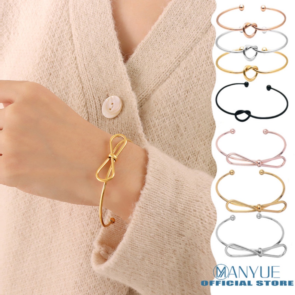 Vòng Tay Kim Loại Màu Vàng Hồng Hình Trái Tim Mở Thủ Công Cho Cô Dâu Tribe Twist