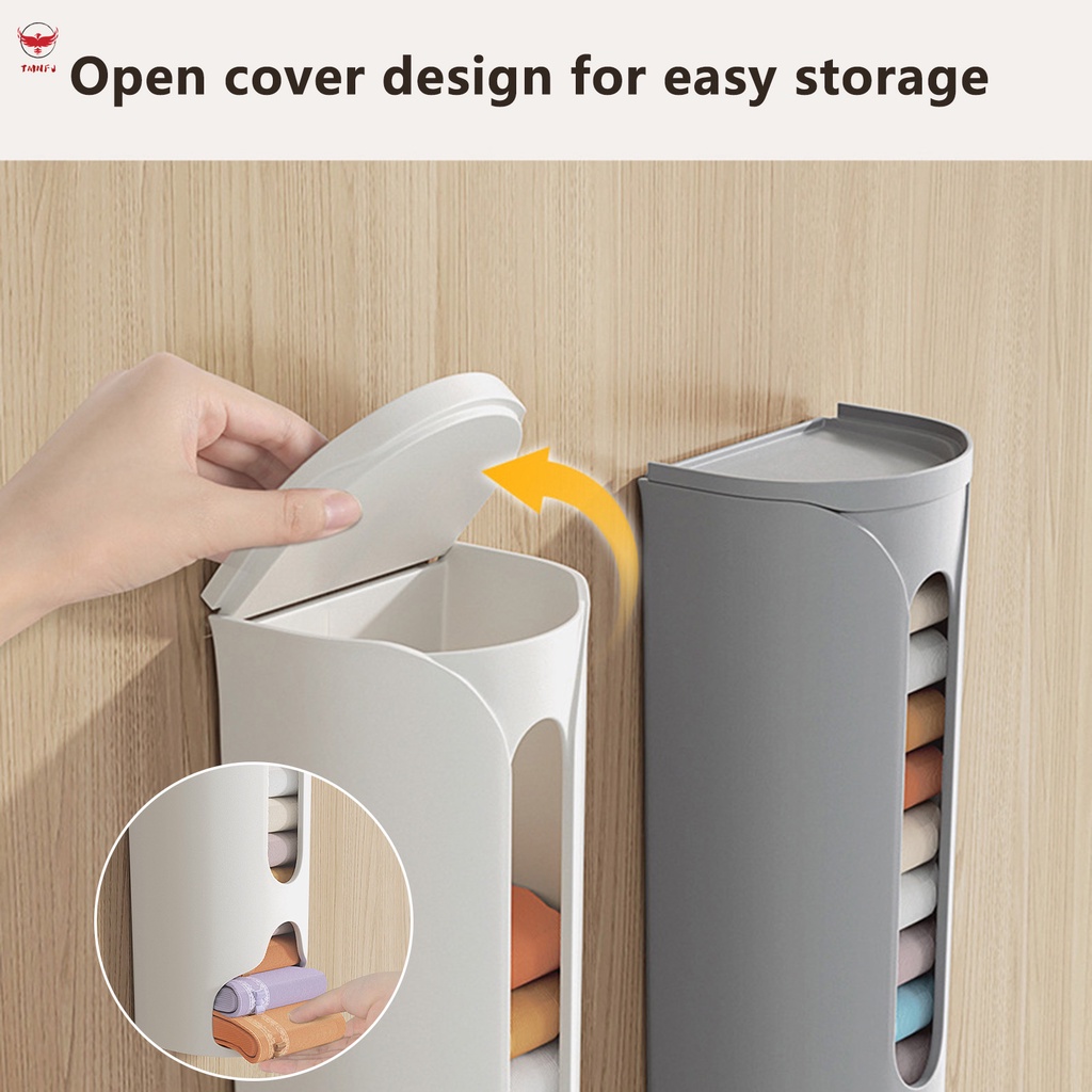 Hộp Đựng Đồ Lót / Vớ Đa Năng Gắn Tường Tiện Dụng Cho Phòng Ngủ