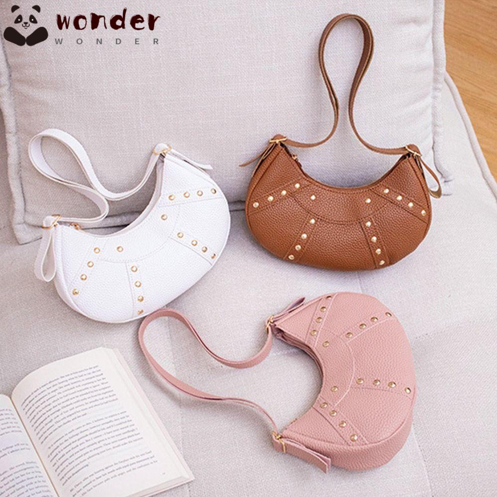 WONDER Túi Đeo Vai / Đeo Dưới Cánh Tay Bằng Da PU Nhỏ Xinh Cho Bạn Gái