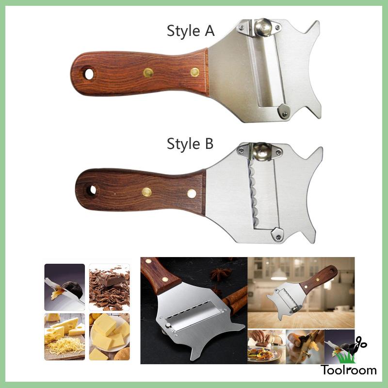 Dụng Cụ Cắt Phô Mai / Socola Thiết Kế Cán Gỗ Tùy Chỉnh Tiện Dụng Cho Nhà Bếp