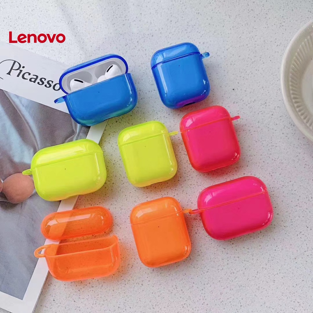 Vỏ Bảo Vệ Hộp Sạc Tai Nghe Bluetooth AirPods 1 / 2 / Pro Hình Hoa Hướng Dương Màu Kẹo Trong Suốt Chống Sốc