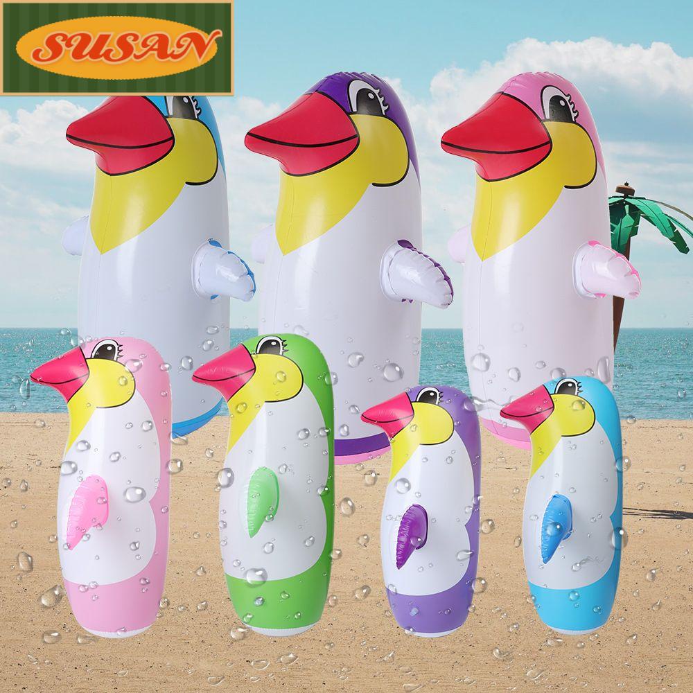 SUSANS Set 2 Bể bơi Bơm Hơi Hình Chim Cánh Cụt Hoạt Hình 36cm / 45cm / 70cm Cho Bé