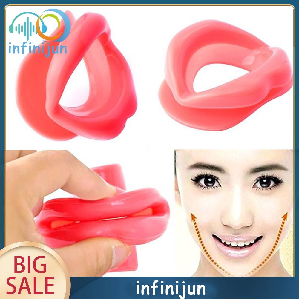 Dụng Cụ Silicone Tập Luyện Nâng Cơ Thon Gọn Mặt / Môi