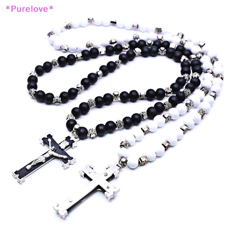 Dây Chuyền Chuỗi Hạt Mặt Thánh Giá Thời Trang Mới