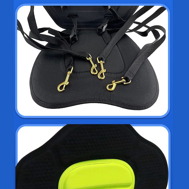 1 Tấm Đệm Ngồi Có Thể Điều Chỉnh Hỗ Trợ Lưng Khi Chèo Thuyền Kayak Kèm Túi Đựng