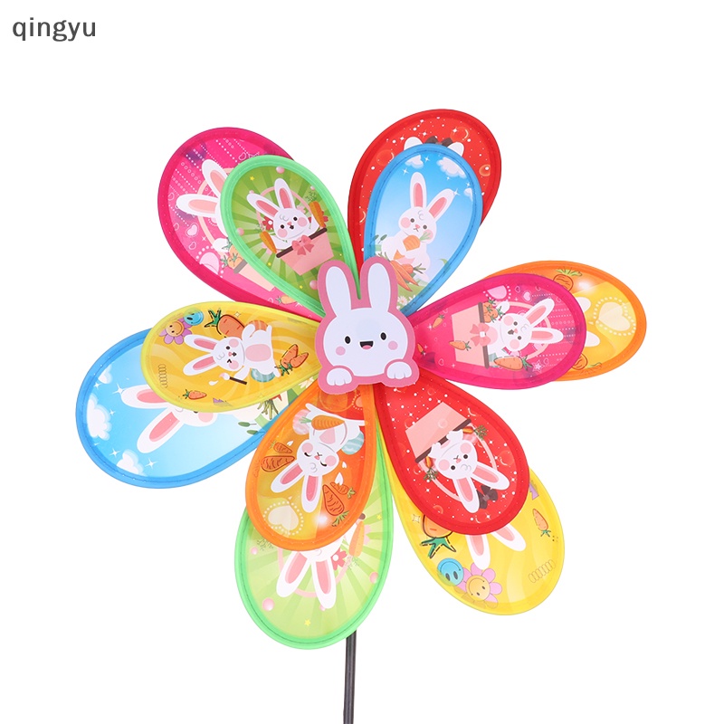 Đồ Chơi Thỏ Bằng Nhựa Hai Lớp Nhiều Màu Sắc qingyu Dành Cho Trẻ Em