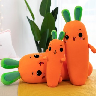 Gấu bông cà rốt mặt thỏ - cà rốt nhồi bông cao cấp