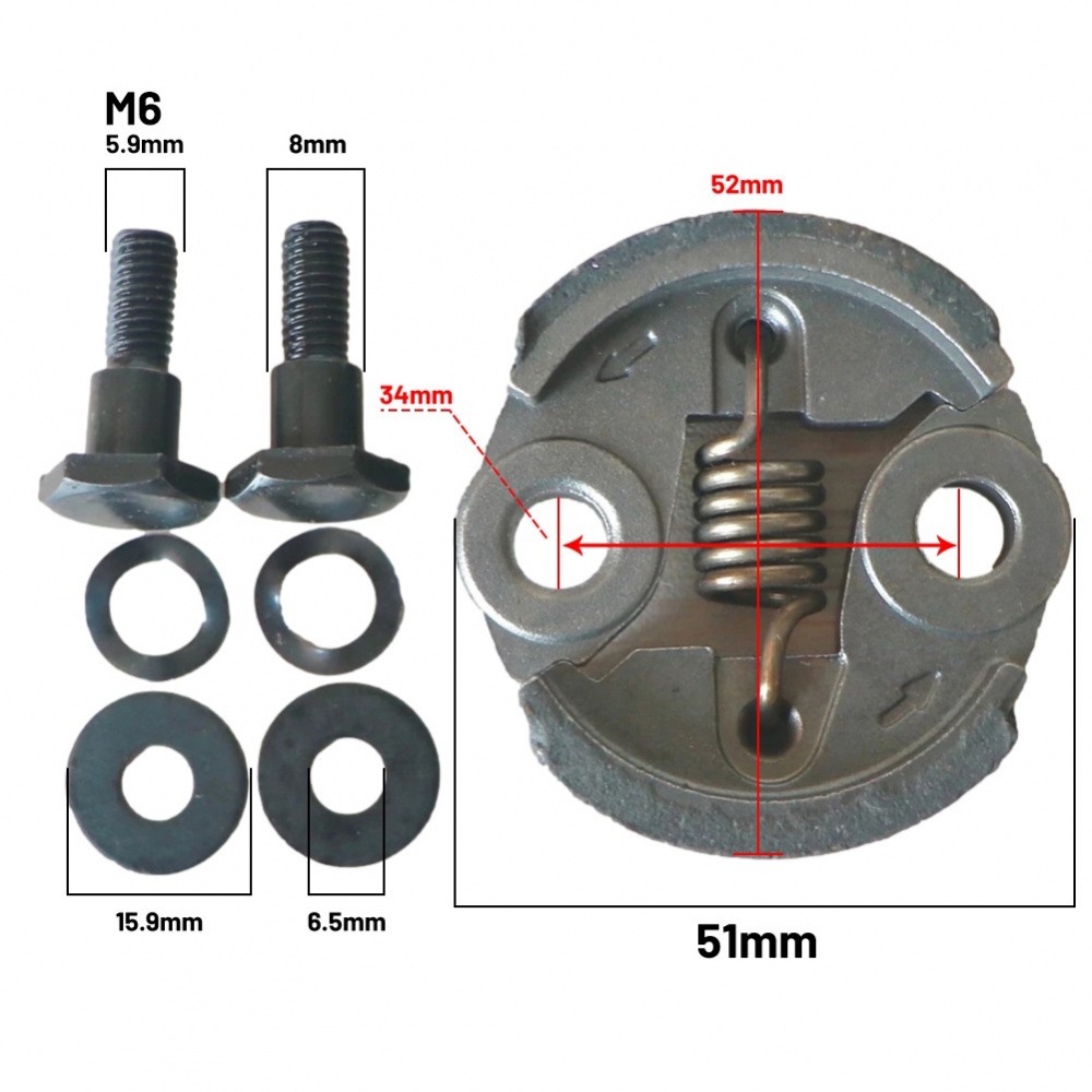 Máy Cắt Cỏ 2 Lưỡi 34F Kèm Vít Chuyên Dụng