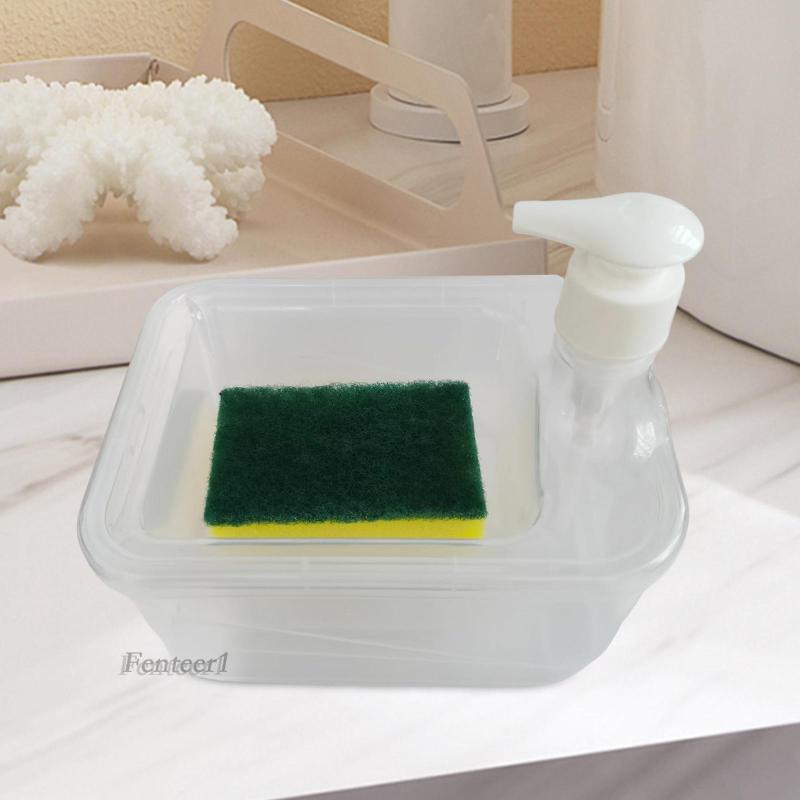 Bình Đựng Xà Phòng 1000ml Kèm Giá Đỡ Tiện Dụng Cho Quầy Bartop