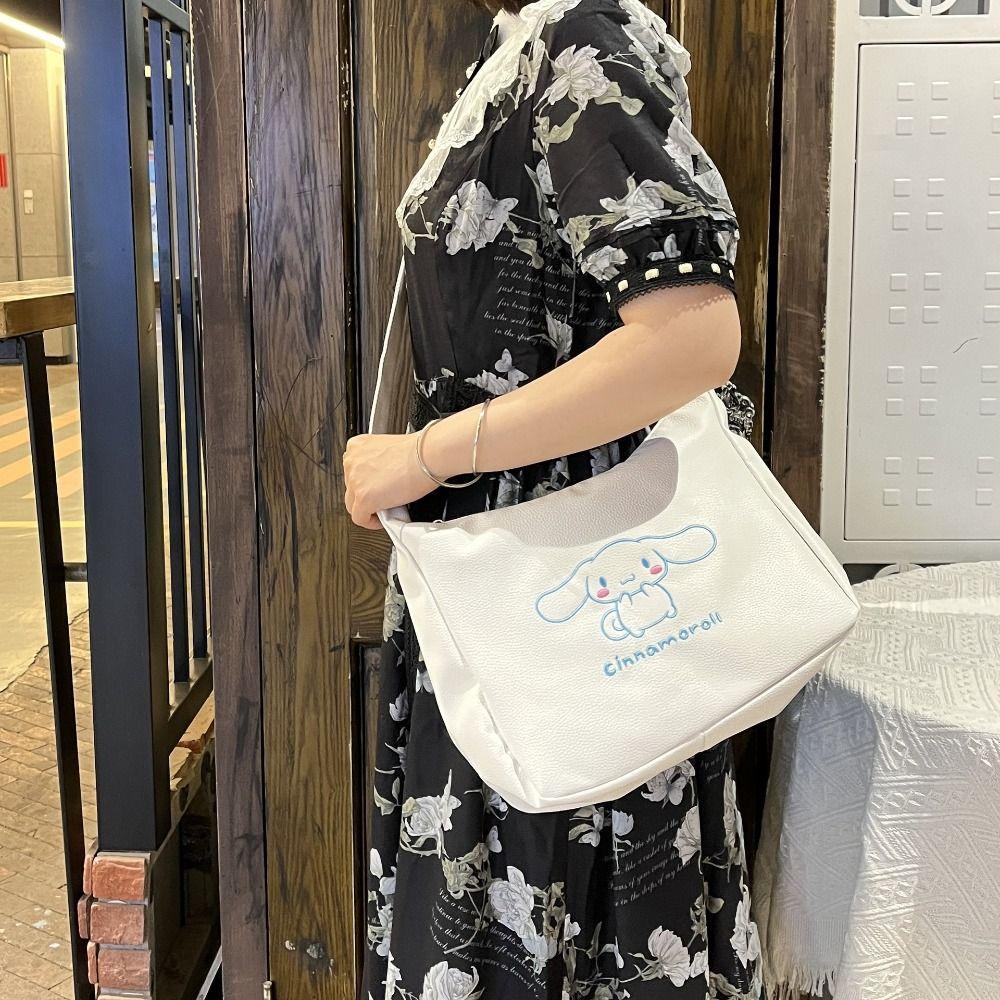 DYRUIDOJ Túi Da PU Đeo Chéo Hình Melody Cinnamoroll Dễ Thương Cho Nữ