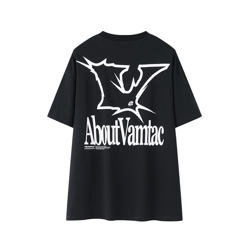 Áo Thun Ngắn Tay Dáng Rộng Thời Trang Mùa Hè Cho Nam Nữ