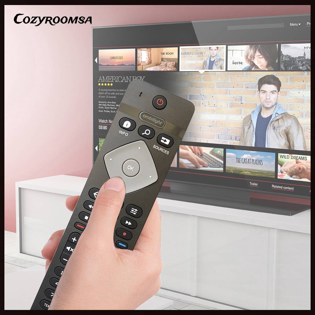 Điều Khiển Từ Xa Thay Thế Chuyên Dụng Cho Philips Ambilight 4K Ultra UHD Android