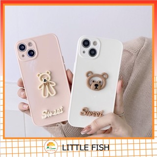 Ốp Điện Thoại Mềm Chống Sốc Hình Gấu Cho iphone15 pro max 14 / 13 / 11 / 12 pro max 7 / 8 plus se2020 iphone xr xs