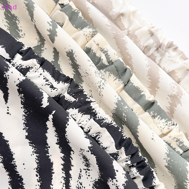 {Ffsd} Khăn Trùm Đầu Bandana Hình Tam Giác Kẻ Sọc Co Giãn Dễ Phối Đồ Trang Trí Tóc Cho Nữ * Bán Chạy