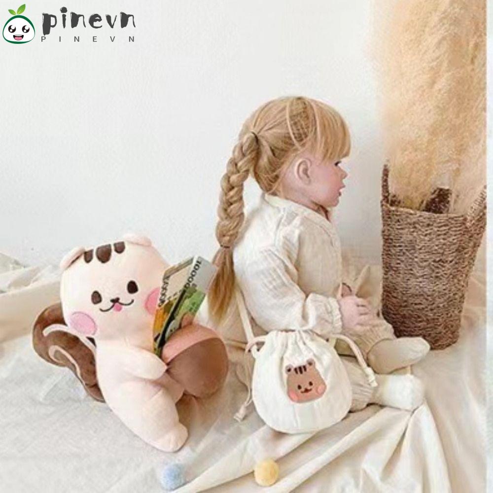 PINEVN Túi Đeo Vai Đựng Tiền Xu Hình Gấu Đáng Yêu Cho Bé