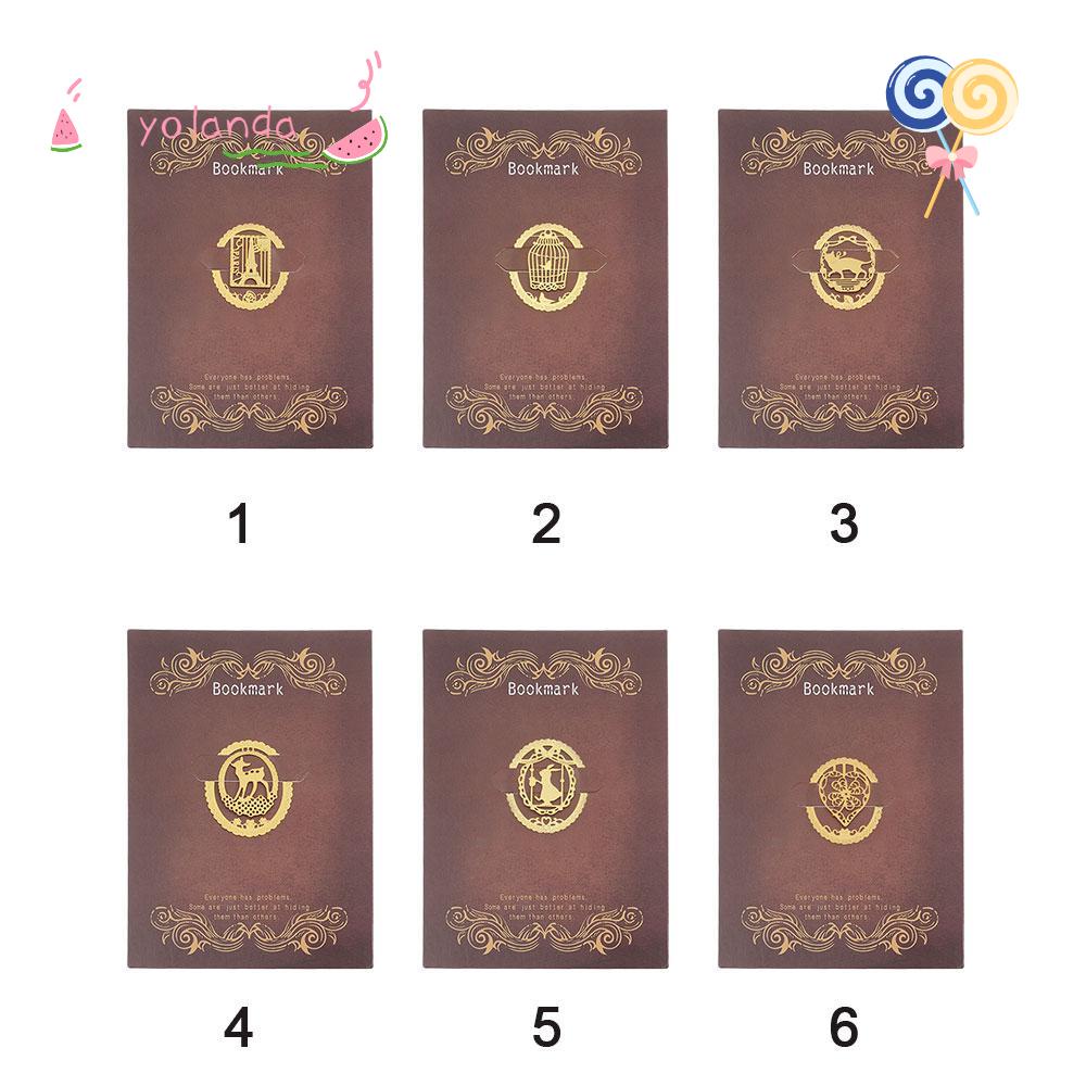 YOLA Bookmark Kim Loại Hình Động Vật