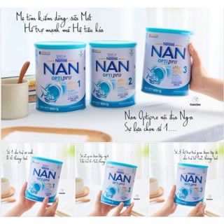 Sữa Nan Nga nội địa 800gr SỐ 1, 2, 3, 4 Date 2024 Mẫu Mới